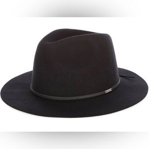 Brixton Wesley Fedora Hat Black XS!